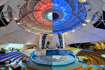 AquaDome on Icon of the Seas