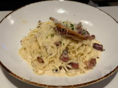 Carbonara at Giovannis on Icon of the Seas