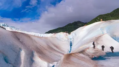 Alaska glacier walk