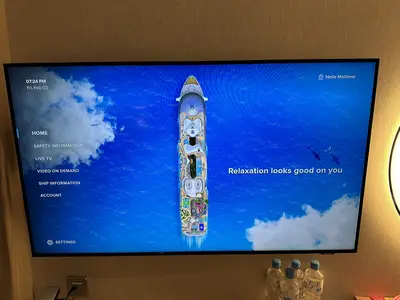 TV on Icon of the Seas