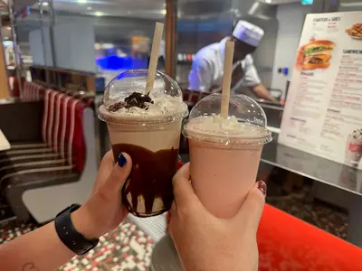 Milkshakes from Johnny Rockets