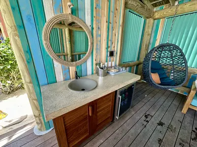 Inside the Hideout cabana