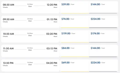 Brightline train prices