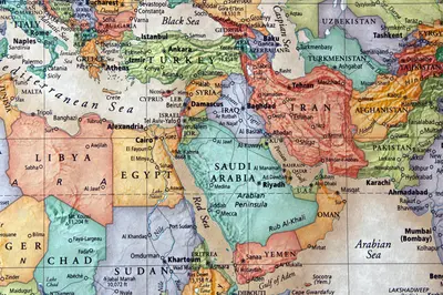 Middle east map