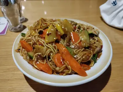 Stir fry food