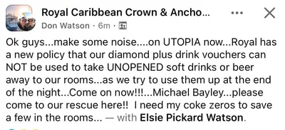 Facebook post