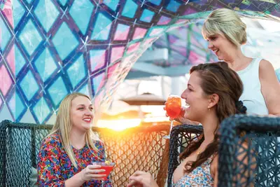 Women drinking