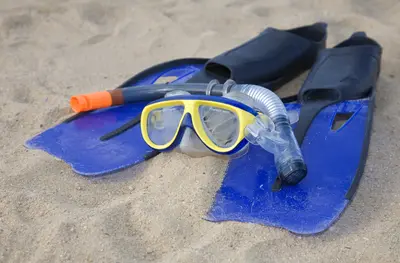Snorkeling-Gear-Beach-Sand-2 Snorkeling-Gear-Beach-Sand-2