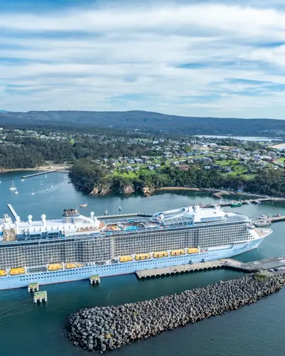 Ovation of the Seas in Eden, Australia