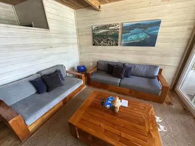 Couches in a villa