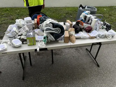 Confiscated items