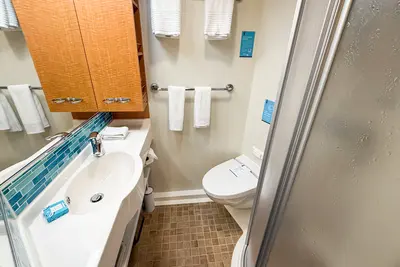 bathroom Allure of the Seas cabin