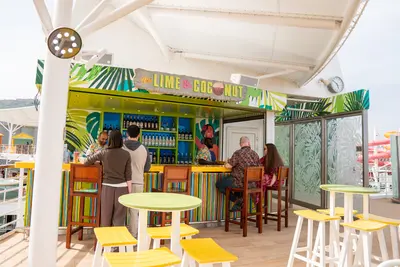 Allure of the Seas Lime and Coconut bar