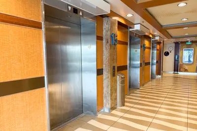 elevators on Allure of the Seas
