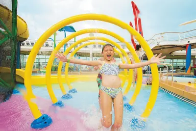 Kid in Splashaway Bay