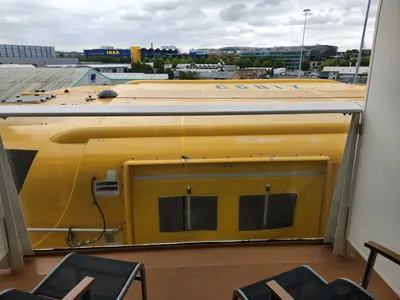 Obstructed balcony