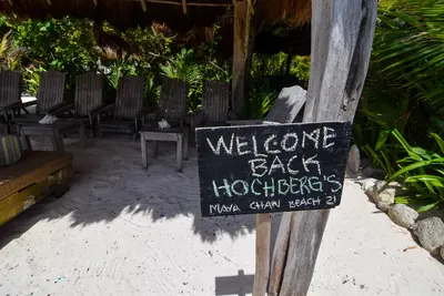 Sign at Maya Chan