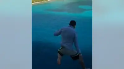 Passenger jumping