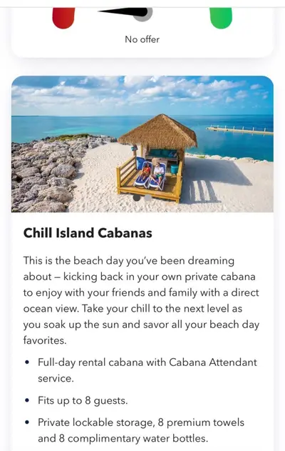 RoyalUp Cabana screenshot