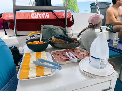 Royal-Signature-Excursion-St-Thomas-11 Snacks on the catamaran