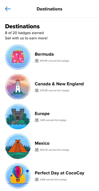 Destinations