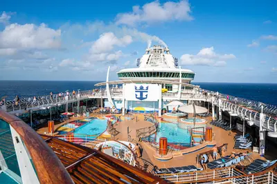 Top deck on Liberty of the Seas