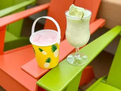 Lime and Coconut drinks