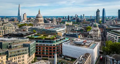 Aerial view of St. Paul s Cathedral