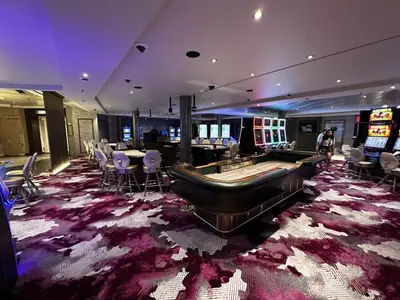 Craps table