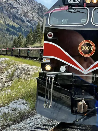 Train in Skagway