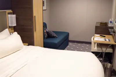 Inside stateroom on Symphony of the Seas