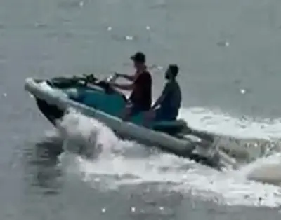 rescued by jet ski