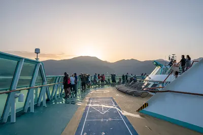 Rhapsody of the Seas outdoor deck