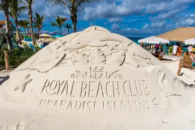 Royal Beach Club sand creation