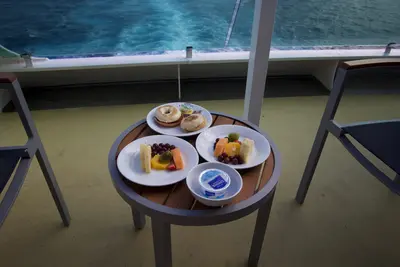 Room service on Balcony