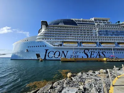 Icon of the Seas docked