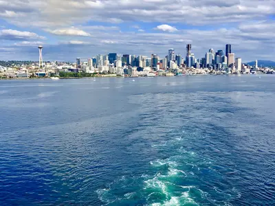 Departing Seattle