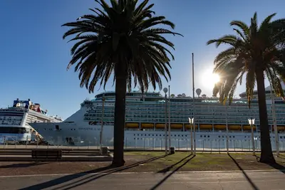 Navigator of the Seas docked in San Pedro