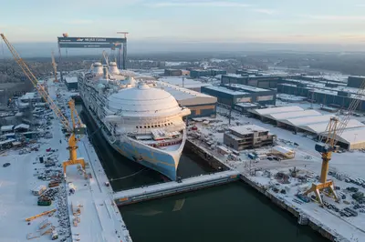 Icon of the Seas float out