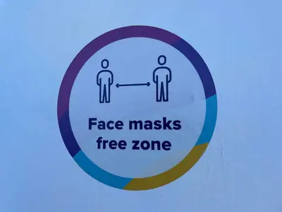 Face masks free zone Royal Caribbean