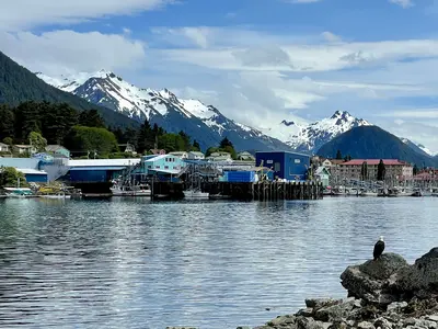Scenic view of Sitka