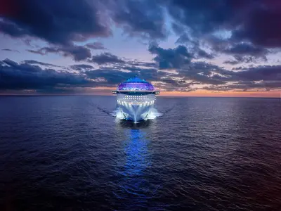 Icon of the Seas front night