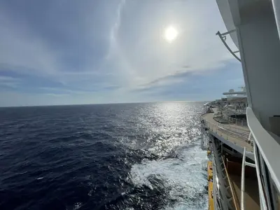 Sea day ocean view on Allure of the Seas