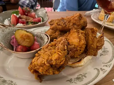 Fried Chicken at Mason Jar 