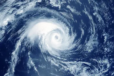 Hurricane as seen from space