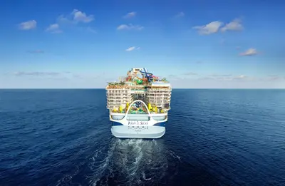 Icon of the Seas aerial