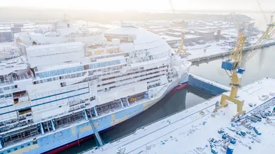 Icon of the Seas float out December 2022