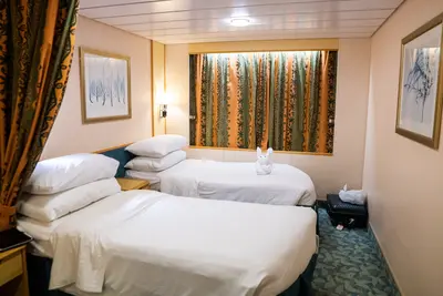 Inside cabin on Liberty of the Seas
