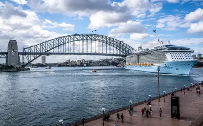 Ovation of the Seas in Sydney Harbor