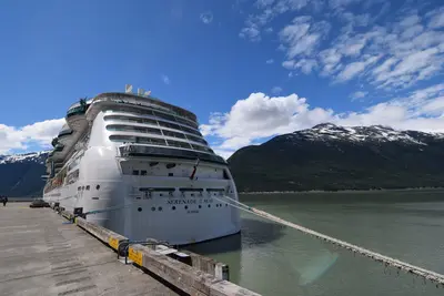Serenade of the Seas docked in Skagway, Alaska